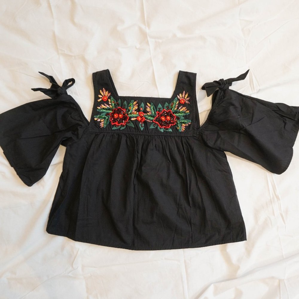 Zara Off The Shoulder Top